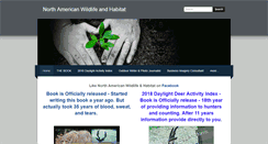 Desktop Screenshot of northamericanwildlifeandhabitat.com